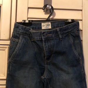 Girls Cargo Style Jeans Sz 8, Excellent Condition